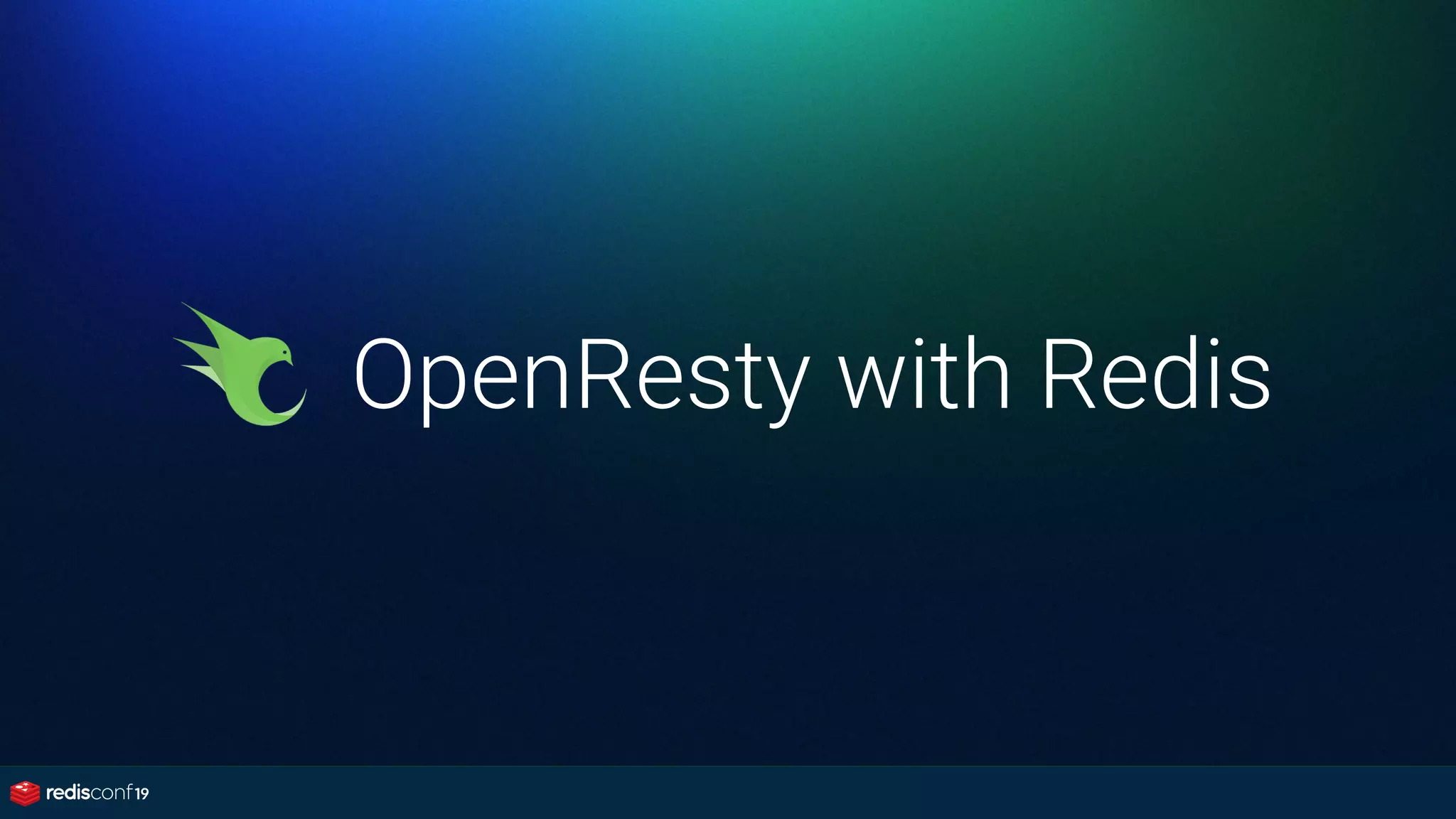 OpenResty with Redis
 