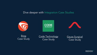 Dive deeper with Integration Case Studies
Breg
Case Study
Code Technology
Case Study
Gauss Surgical
Case Study
 