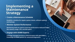 How Regular Maintenance Can Maximize the Lifespan of Your AS400 System ...