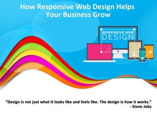 How Responsive Web Design Helps Your Business Grow