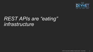 How REST APIs are Eating Infrastructure