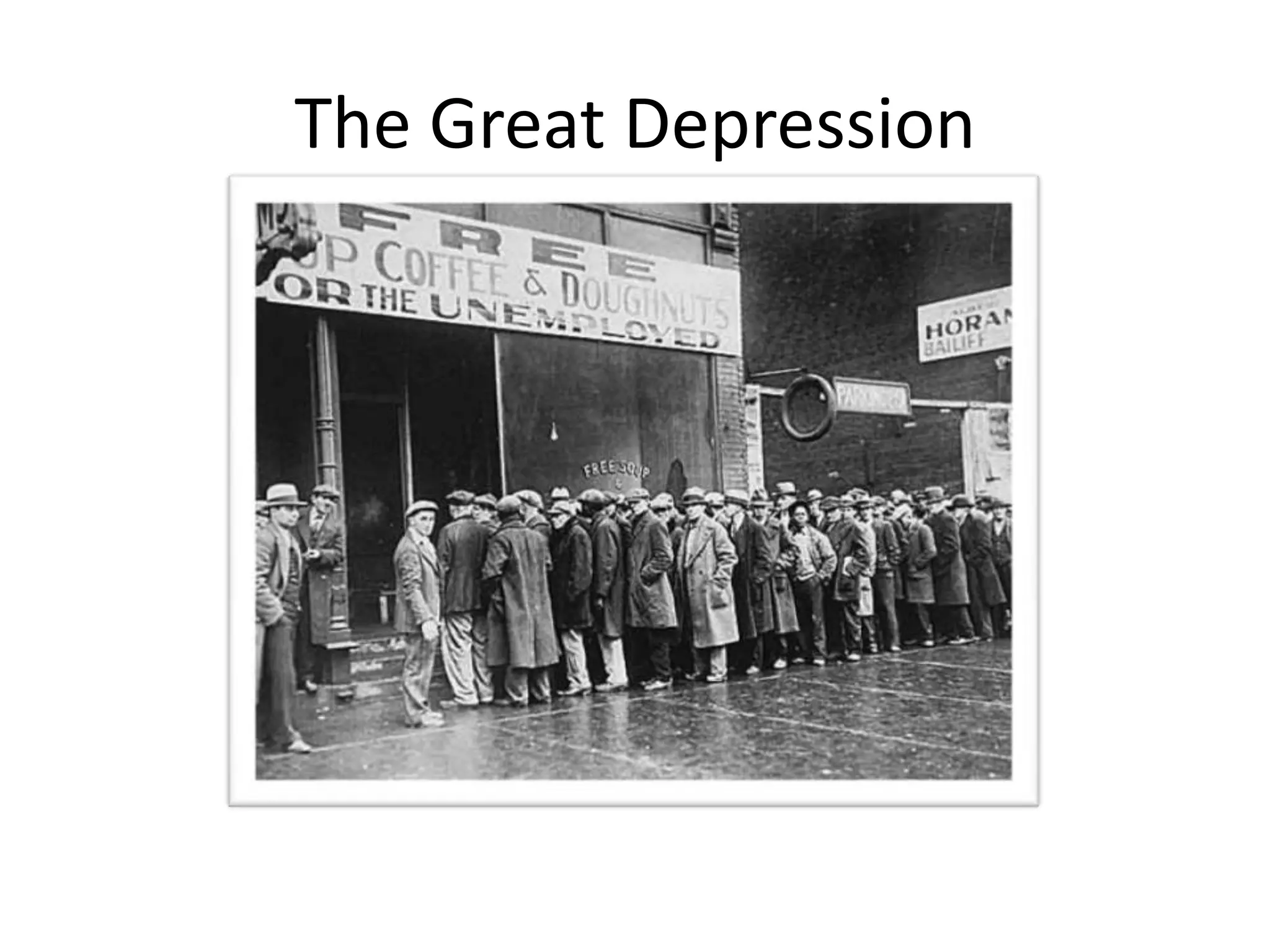 The Great Depression
 