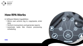 Transforming Workflows: The Power of Robotic Process Automation (RPA ...