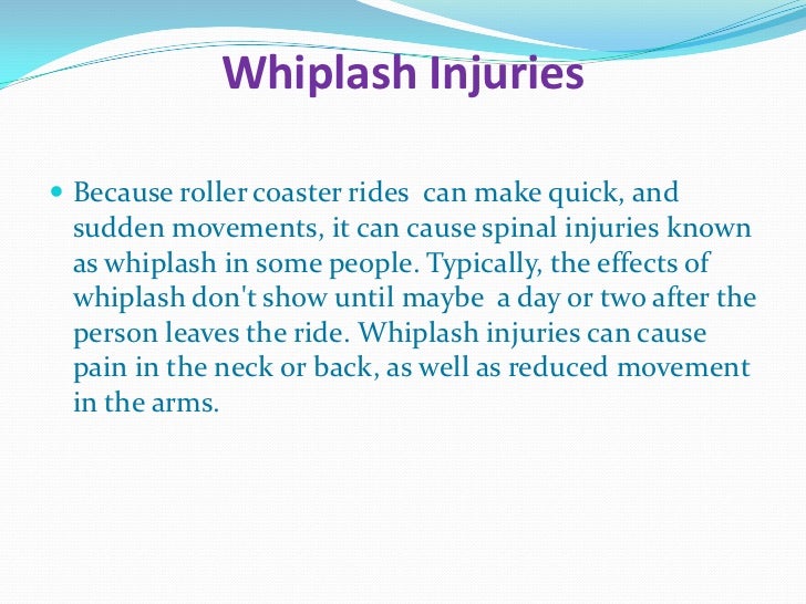 How roller coasters affect the human body biology project2