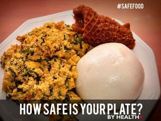 HOWSAFEISYOURplate?
#safefood
BY HEALTH+
 