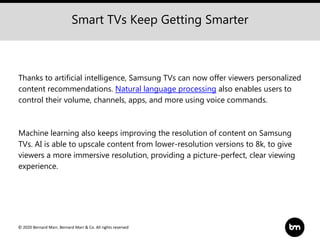 How Samsung Is Using Artificial Intelligence (AI) | PPTX