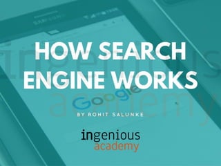 How search engine works | PPT