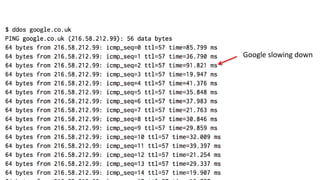 Google slowing down
 