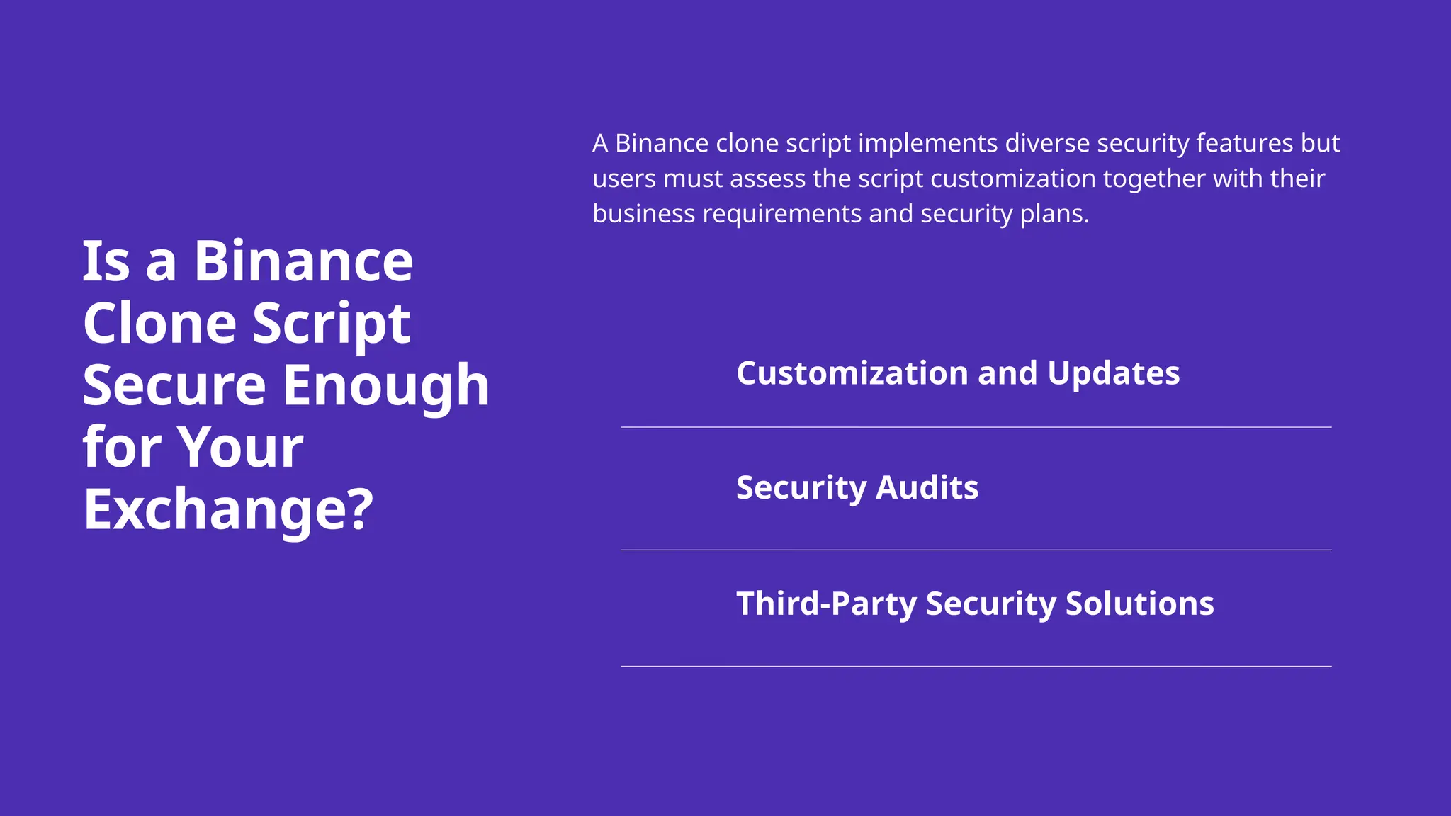 How Secure is a Binance Clone Script for a Cryptocurrency Exchange | PPTX