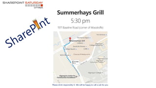 Please drink responsibly . We will be happy to call a cab for you
 