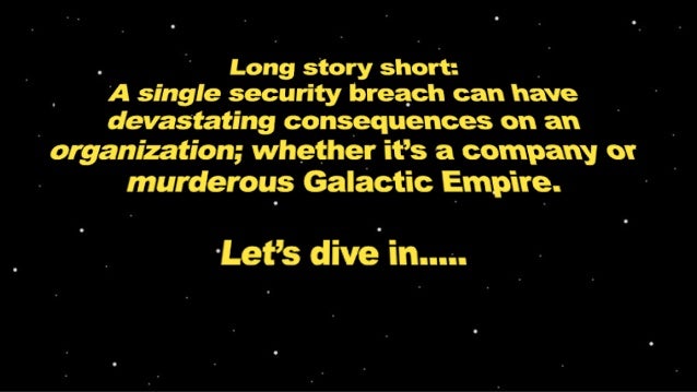 [Star Wars Day] How Security Awareness Training Could Have Saved the