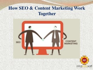 How SEO & Content Marketing Work
Together
 