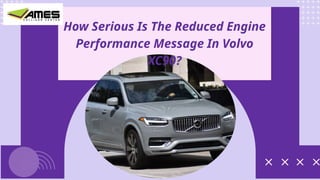 Volvo Reduced Engine Performance
