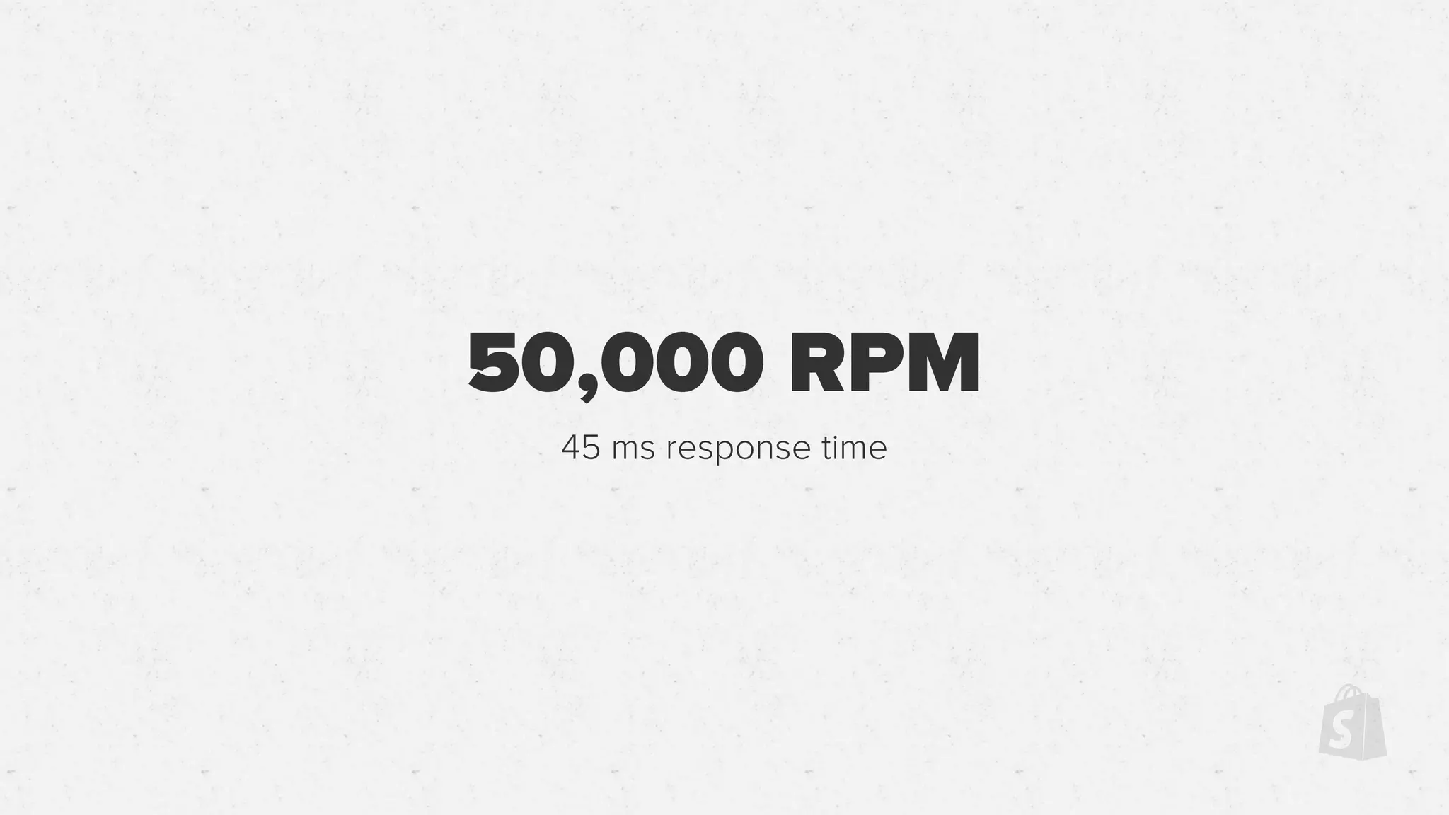 50,000 RPM
45 ms response time
 