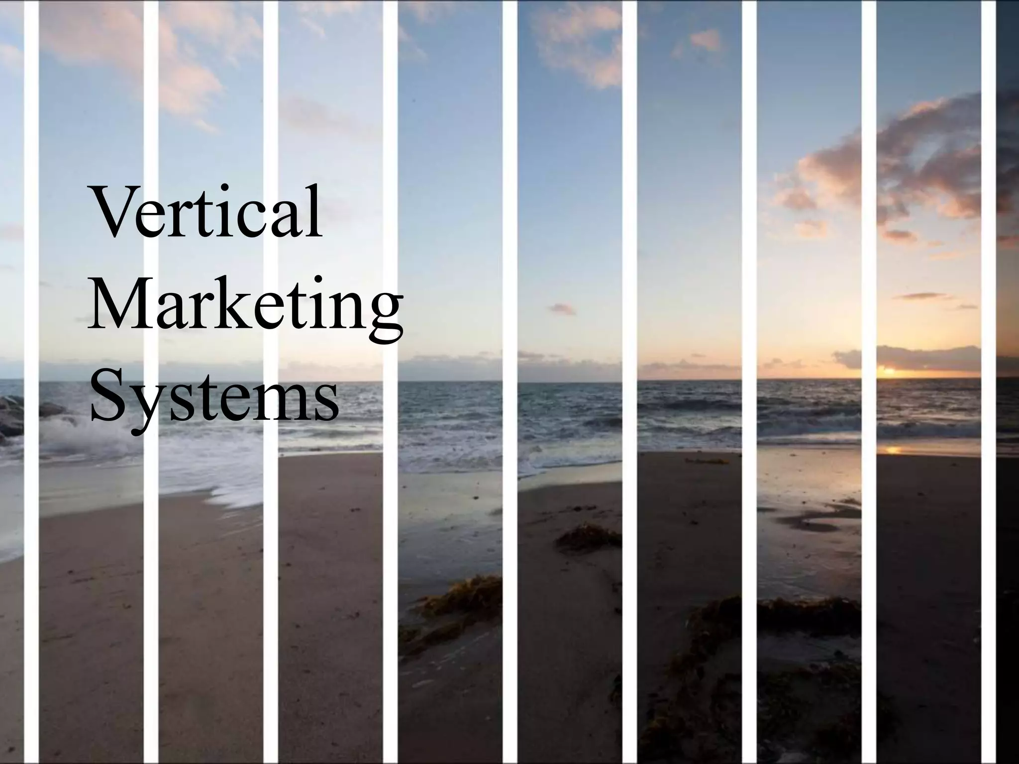 Vertical
Marketing
Systems
 