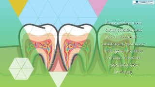 Plaque develops under
certain conditions and
your tooth enamel is
meant to help guard your
teeth against the effects
of plaque, it does not
keep plaque from
developing.
 