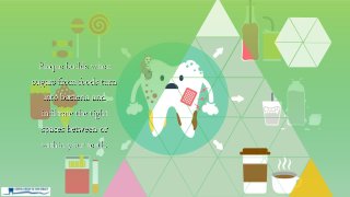 Plaque builds when
sugars from foods turn
into bacteria and
infiltrate the tight
spaces between or
within your teeth.
 