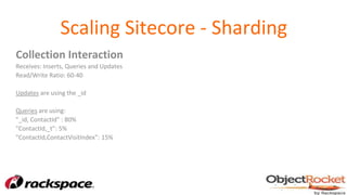 How sitecore depends on mongo db for scalability and performance, and what it can teach you