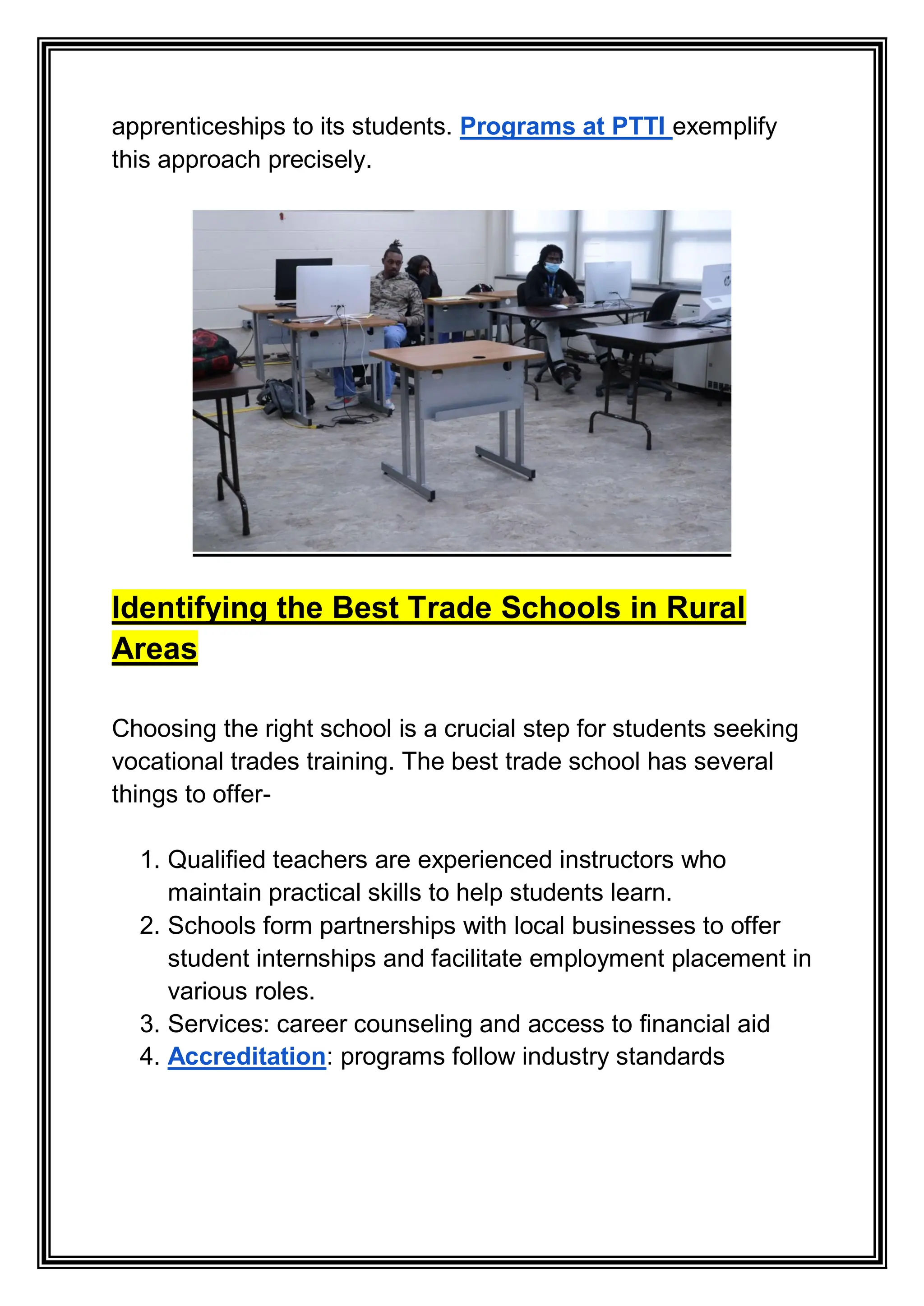 How Small Towns & Rural Communities Are Expanding Access to Trades ...