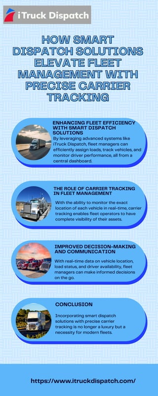 How Smart Dispatch Solutions Elevate Fleet Management with Precise ...