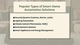 How Smart Home Automation Work: A Simple Guide | PPTX