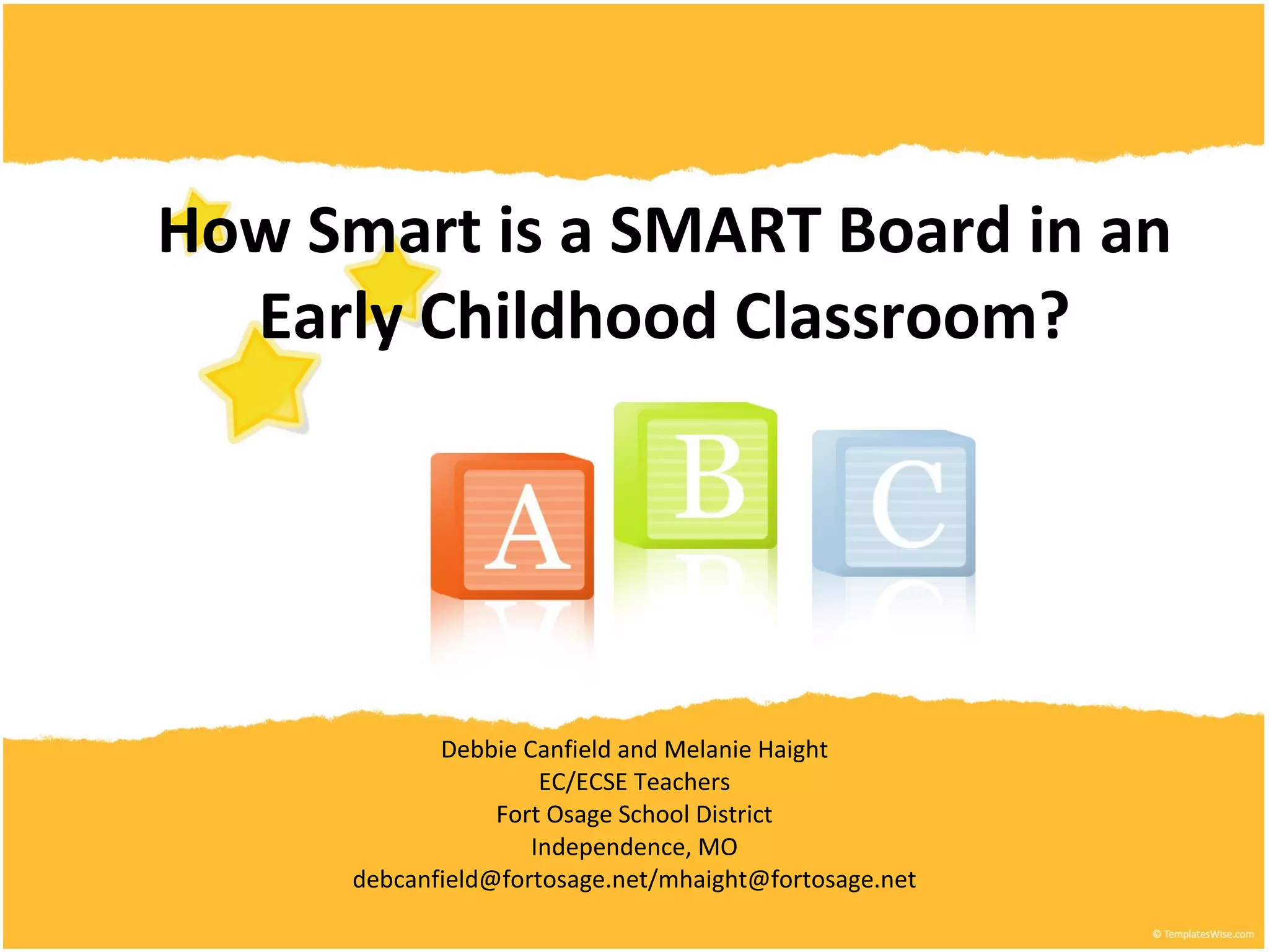 Using a Whiteboard in the Preschool Classroom | PPT