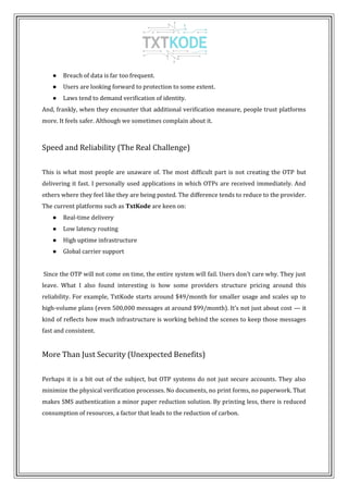 How SMS OTP Authentication Works (Complete Guide) | PDF