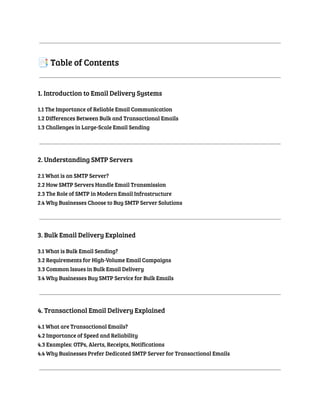 Mail Server Content. Sample How SMTP Servers Power Bulk and Transactional Email Delivery for ...