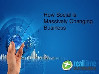 How Social is
Massively Changing
Business
 