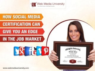How Social Media Certification Can Give You An Edge in the Job Market