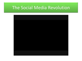 The Social Media Revolution<br />