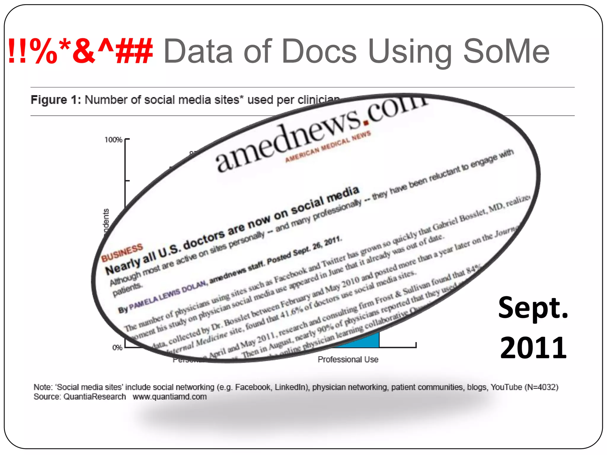 !!%*&^## Data of Docs Using SoMe




                            Sept.
                            2011
 