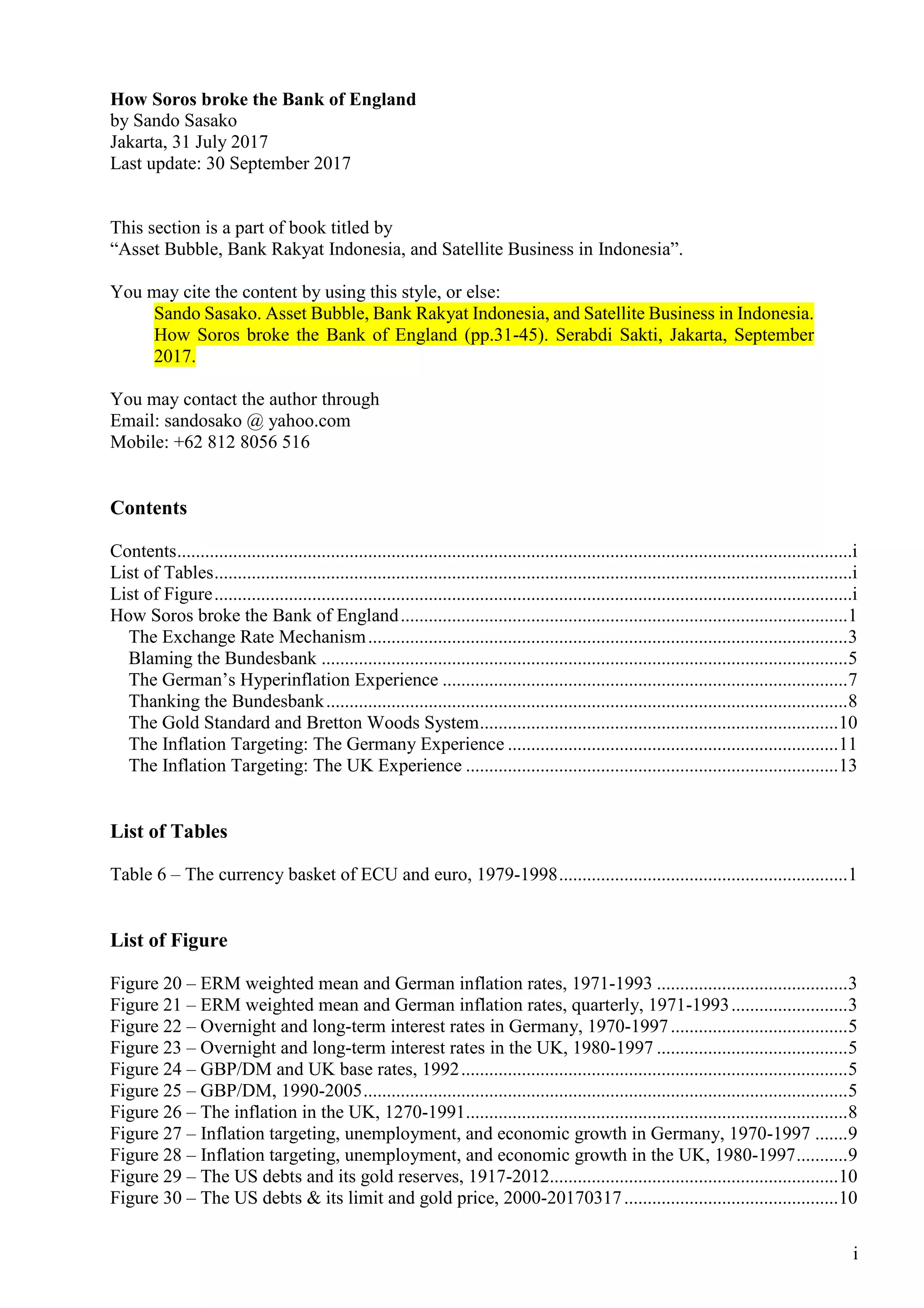 How Soros broke the Bank of England | PDF