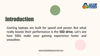 Introduction
Gaming laptops are built for speed and power. But what
really boosts their performance is the SSD drive. Let’...