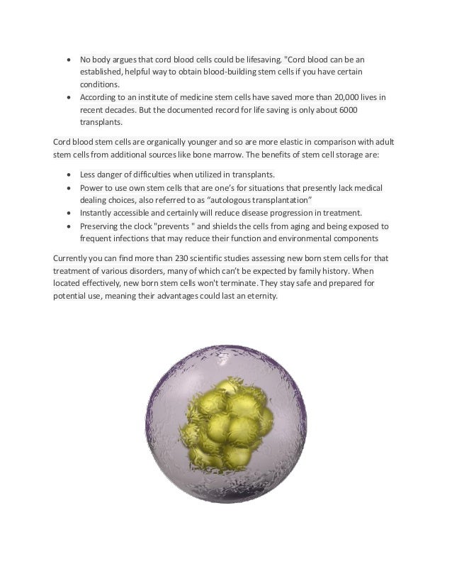 How stem cell storage is beneficial for your baby