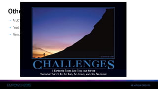 #EMPOWER2015
① Invoice requests
② Project success metrics
③ Sales team commission payout
Previous Processes and Inefficiencies
 