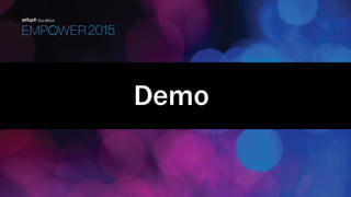 #EMPOWER2015
• Expenses in QuickBooks, all other data was in QuickBase
• Project performance was not fully known until post mortem
• Getting QuickBooks expense information relied on accountant availability
• Reactive project management instead of proactive project management
• Lack of data in QuickBase during a project created additional, unnecessary work
Project Success Metrics Inefficiencies
 