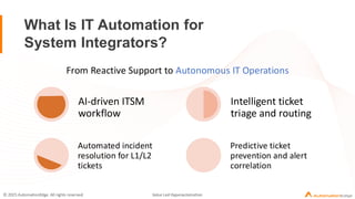How System Integrators Win with AI-Driven IT Automation and ...