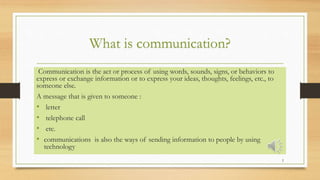 How technology changed the way we communicate | PPTX
