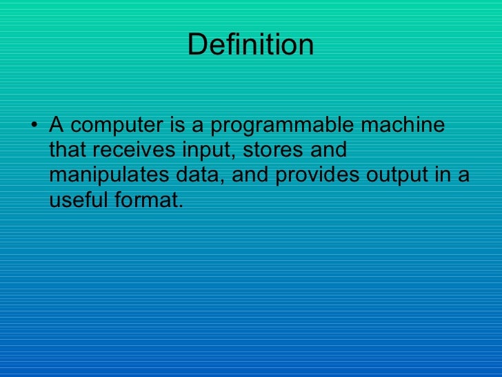 History of computers