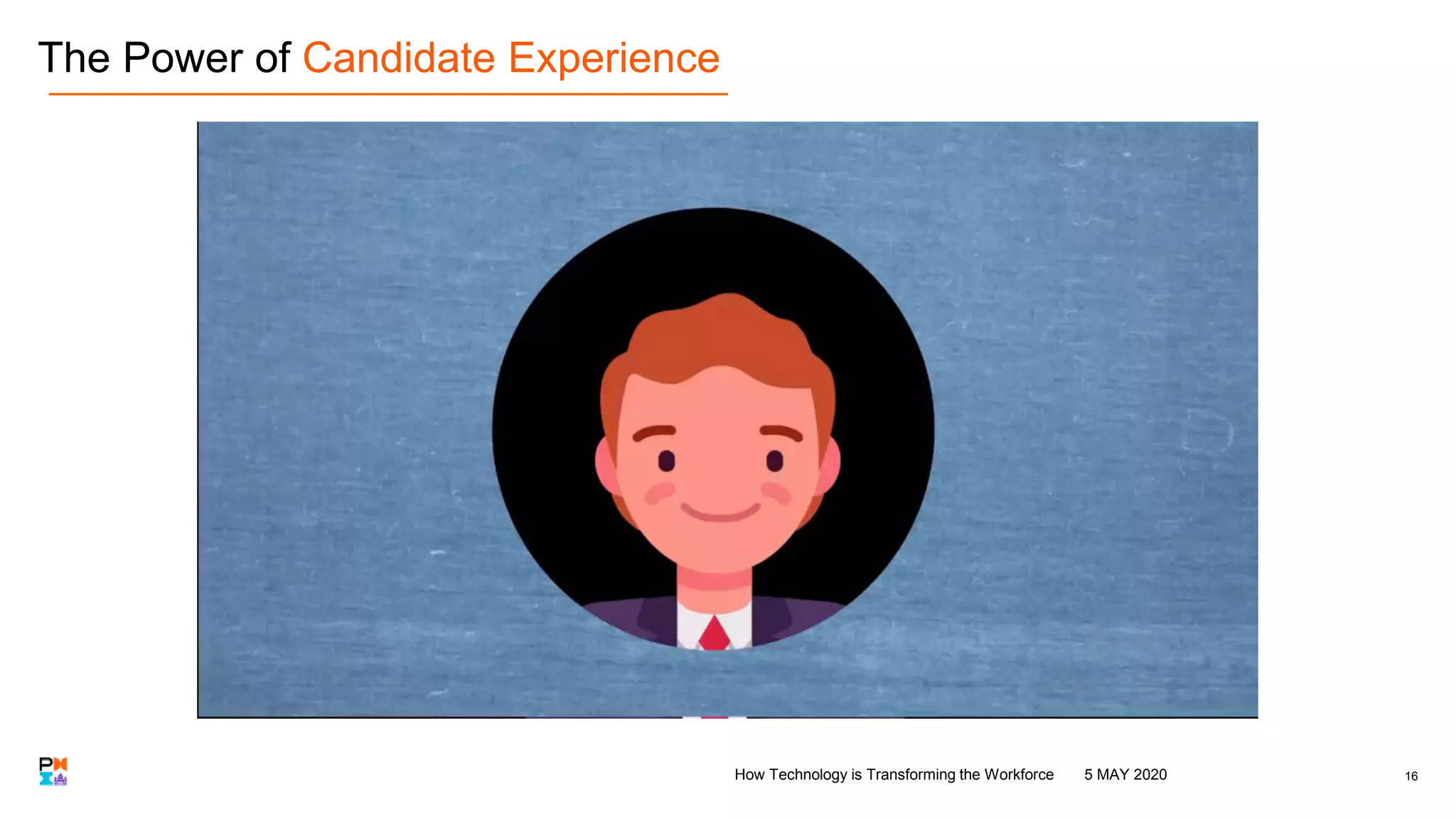 The Power of Candidate Experience
165 MAY 2020How Technology is Transforming the Workforce
 