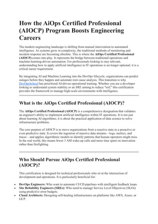 How the AiOps Certified Professional.pdf