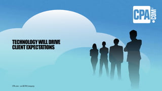 TECHNOLOGYWILLDRIVE
CLIENTEXPECTATIONS
 