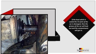 How the Failed CV Joints Affect the Driving Efficiency of Car | PPTX