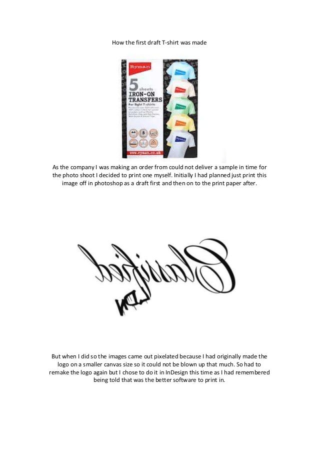 TShirt Making Process