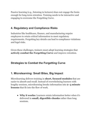 How the Forgetting Curve Impacts Training — and What You Can Do About ...