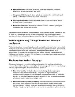 How the Gardner Theory of Intelligence Changes the Way We Understand ...