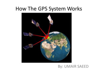 How The GPS System Works
By: UMAIR SAEED
 
