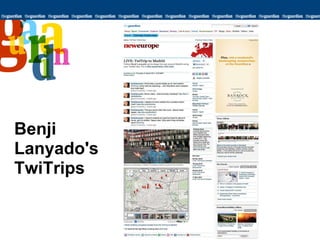 Benji Lanyado's TwiTrips 
