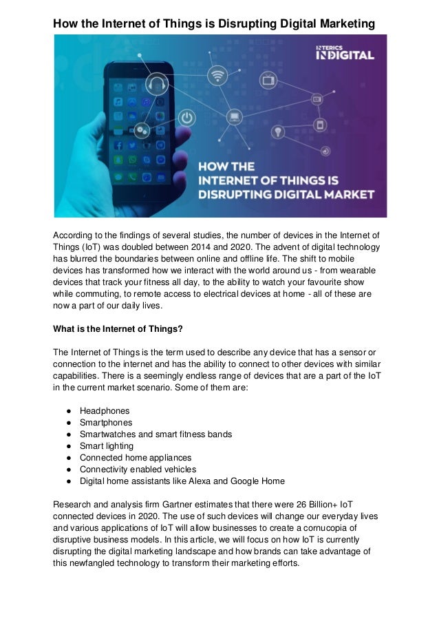 How Technology is Disrupting the Marketing Landscape?